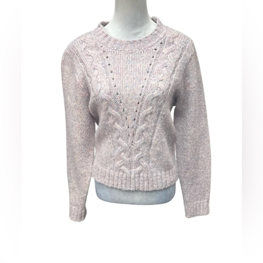 Ophelia Roe. Purple Knit Fuzzy Sweater/ Size: XL / Item# 1-25407
